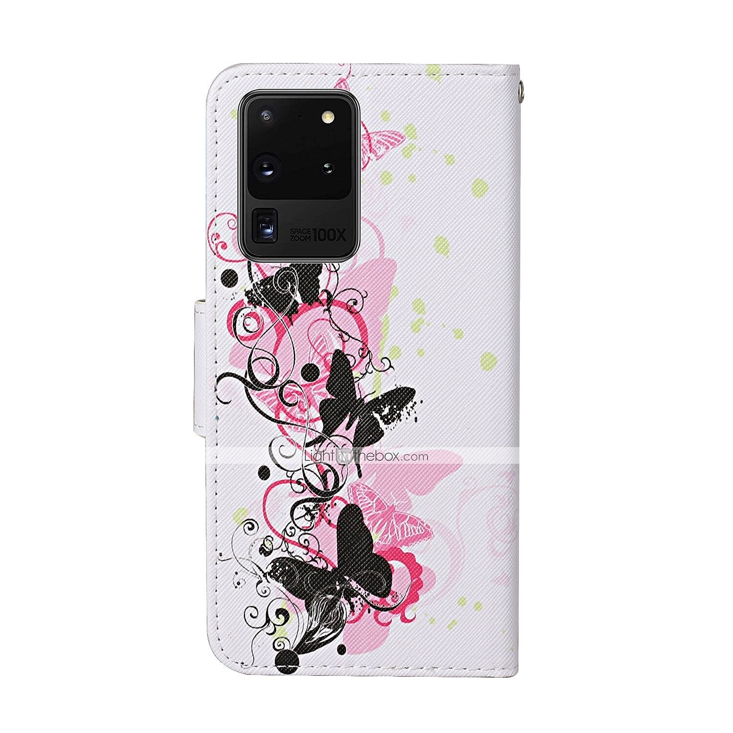 Phone Case For Samsung Galaxy S23 S22 S21 S20 Plus Ultra A54 A34 A14 A73 A53 A33 Note 20 Ultra S25 Ultra Wallet Case Flip Wallet Card Holder Animal Cartoon Flower TPU PU Leather 2025 - $13.99 –P3