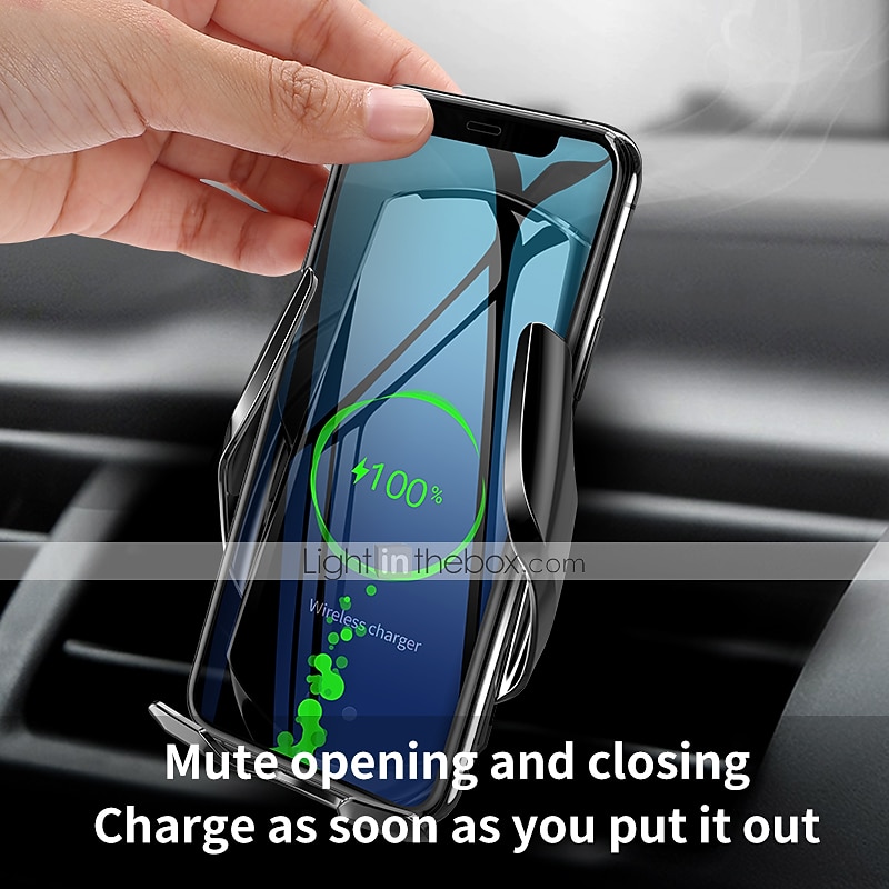 Q6 Wireless Car Charger Fast Charging Auto-Clamping Car Phone Holder Mount Car Air Vent Holder Compatible with iPhone 14/13/12/12ProMax/XS/XR/X/8/8 Samsung S22/S21 LG Huawei Google Pixel 2026 - $29.99 –P7