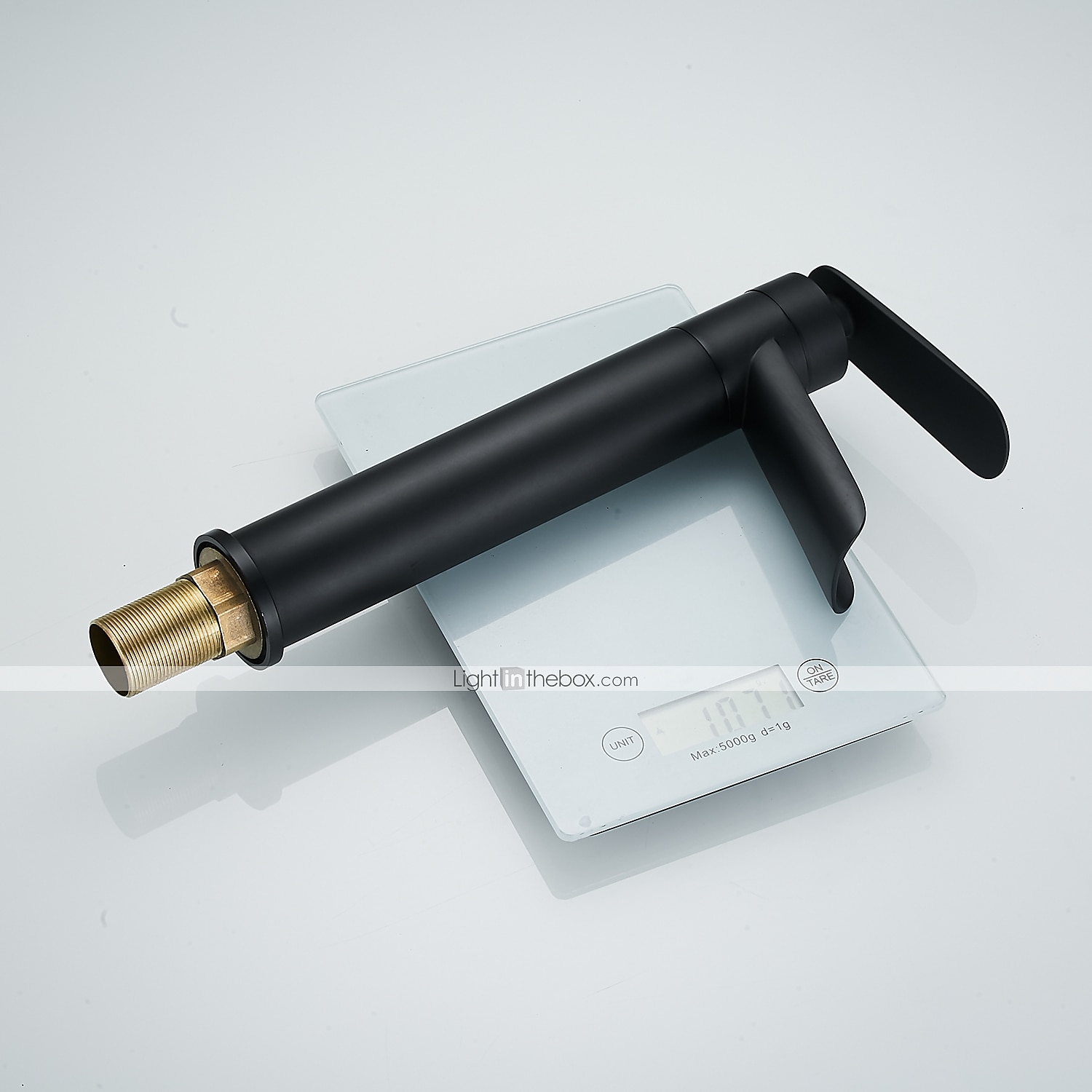 mitigeur de lavabo de salle de bain cascade haut, robinets de lavabo à une poignée en laiton antique avec tuyau froid et chaud de 2025 ? $113.99 –P19