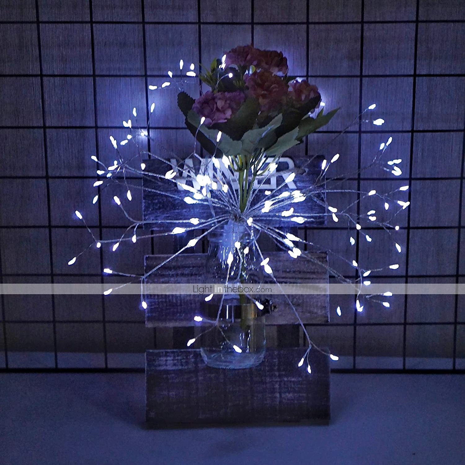 led אורות נצנצים starburst diy חיצוני עמיד למים אורות מחרוזת פיות 8 מצבים עם שלט רחוק למסיבת חתונה עיצוב חדר שינה לחג המולד 4 חבילות 2 חבילות 1 חבילה 2025 - $20.99 –P13