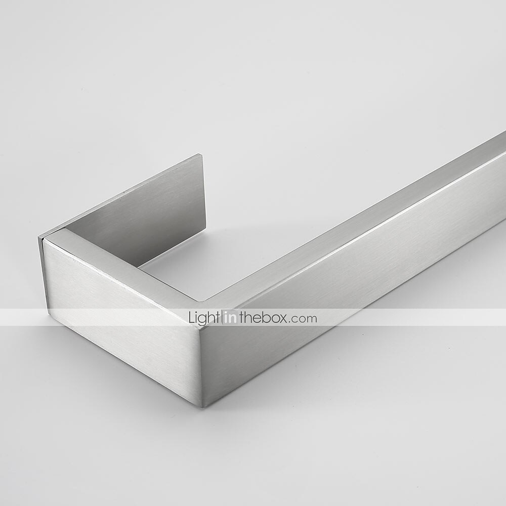 Bathroom Hardware Accessory Set Include Robe Hook, Towel Bar, Towel Holder, Toilet Paper Holder, Self-adhesive Brushed Stainless Steel Silvery 2025 - $30.99 –P2