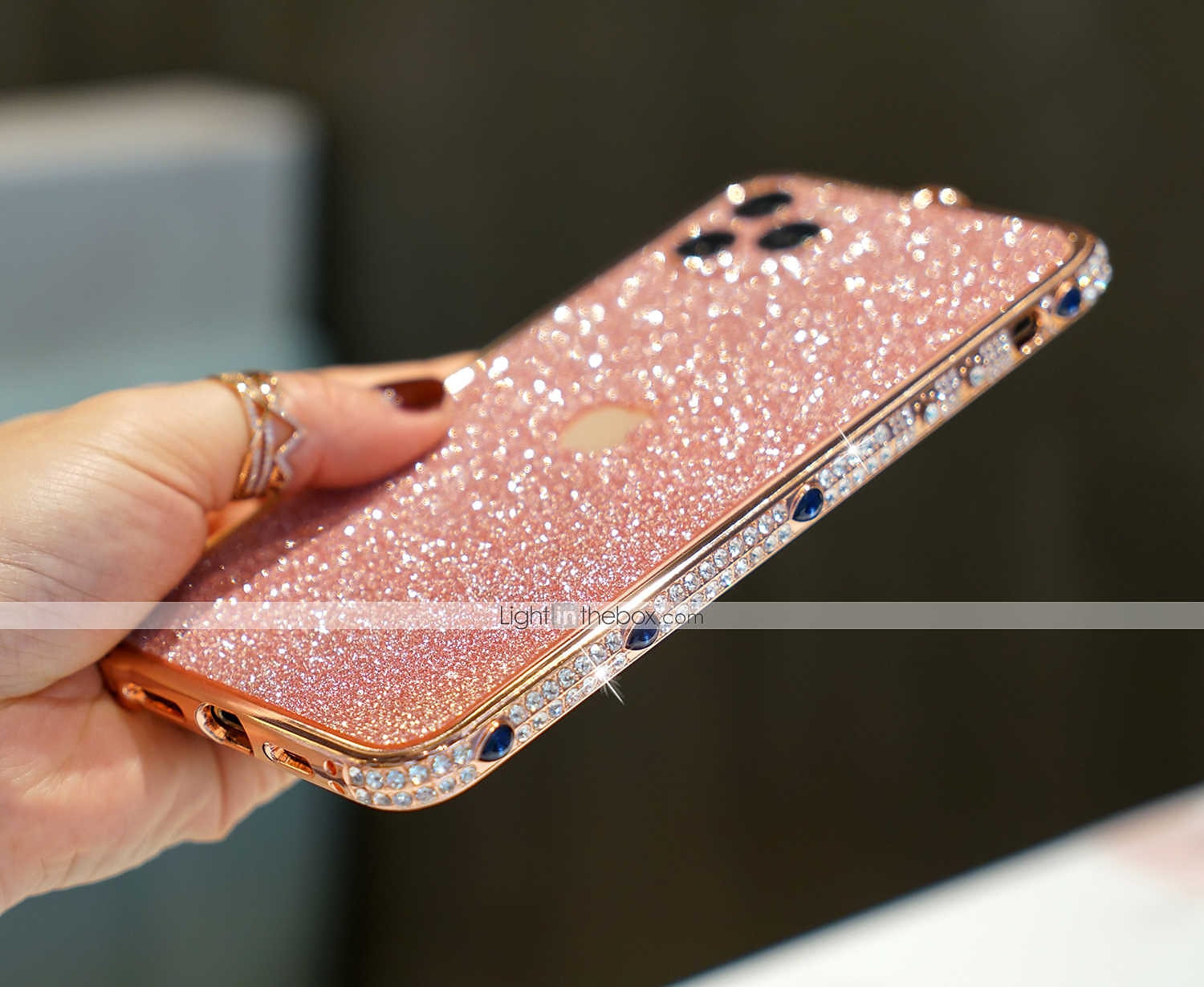 טלפון מגן עבור iPhone 14 Pro Max Plus 13 12 11 Pro Max iPhone 13 12 11 Pro Max SE X XR XS Max 8 7 כיסוי אחורי מסגרת באמפר עבור נערה נשים בלינג גליטר מבריק עמיד בזעזועים TPU אבן נוצצת 2025 - $21.99 –P5