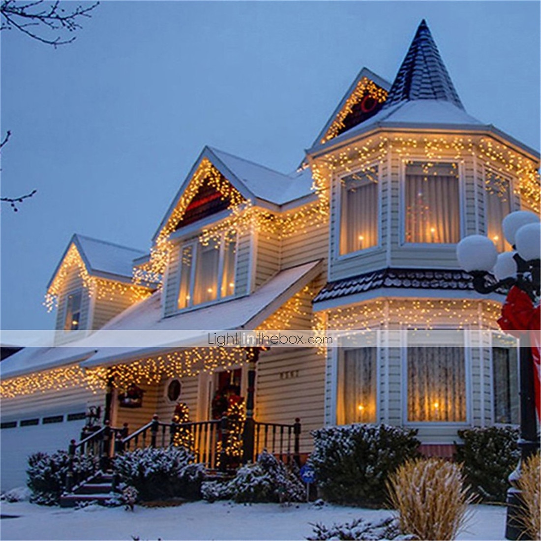 LED Sznurki Świetlne 6Mx3M 600LED 3Mx3M 300LED 4M 96LED Girlanda Light Droop LED Kurtyna Sople Sznurki Świetlne Dekoracyjne do Ogrodów Centrów Handlowych 2026 - $21.99 –P1