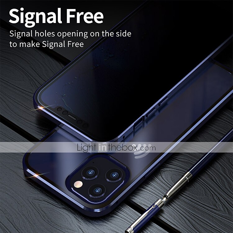 Phone Case For iPhone 16 iPhone 15 Pro Max Plus iPhone 14 13 12 11 Pro Max Plus Mini Magnetic Adsorption Full Body Protective Double Sided Anti peep Tempered Glass 2025 - $19.99 –P7