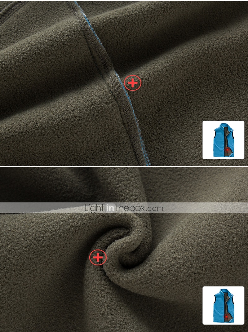 Per donna Giubbino da escursione Gilet di pile da escursione Inverno All'aperto Tinta unica Antivento Traspirante Caldo Comodo Canottiera / Gilet / Canotta Top Campeggio e hiking Caccia Sci Nero del 2025 a $12.79 –P13
