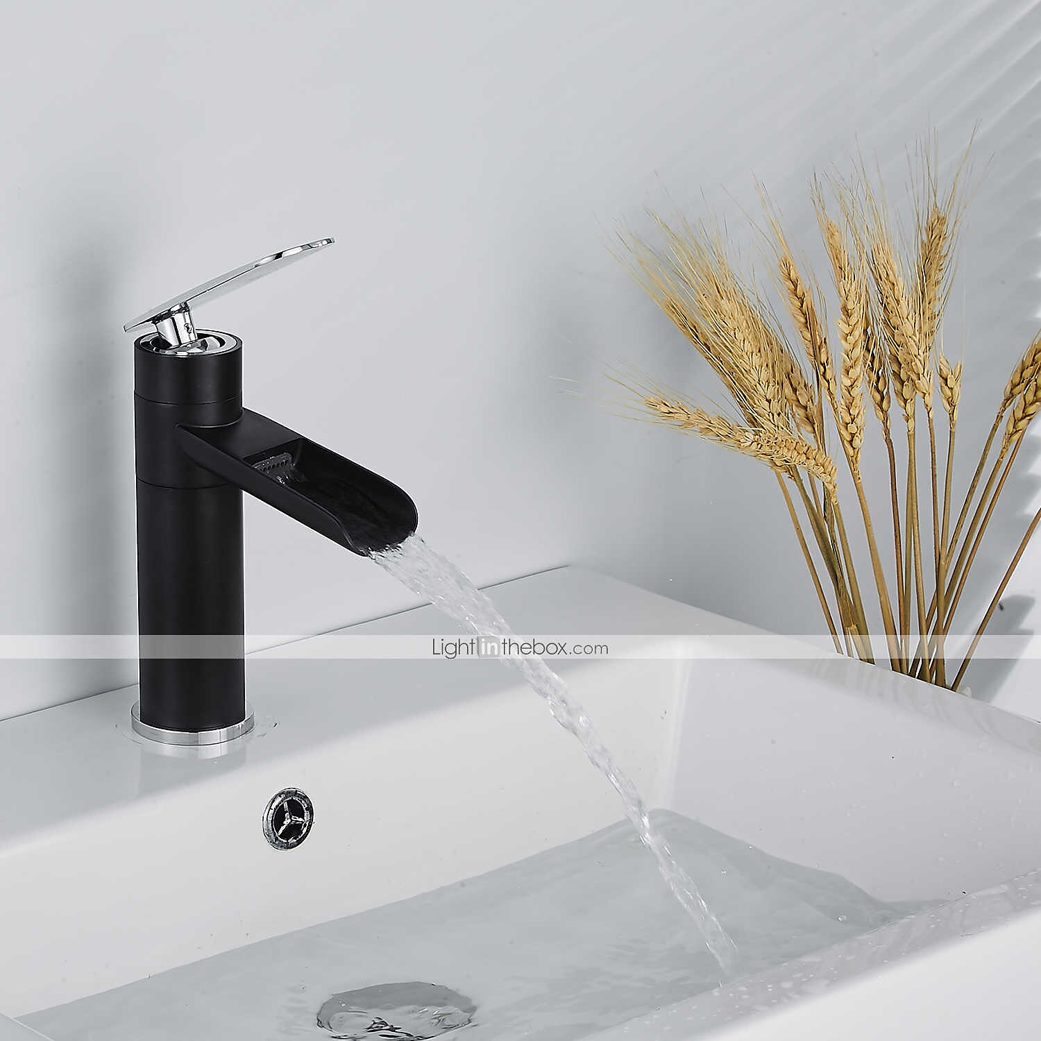 Bathroom Sink Faucet,Rotatable Electroplated Centerset Single Handle One Hole Bath Taps with Hot and Cold Switch 2025 - $97.99 –P9