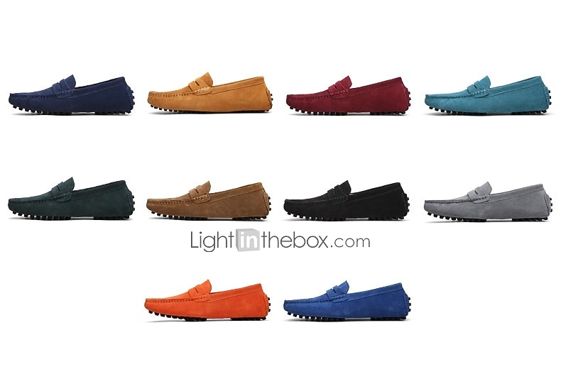 Blauwe suède loafers voor heren – stijlvolle instappers voor casual en formele gelegenheden 2026 - $46.99 –P2