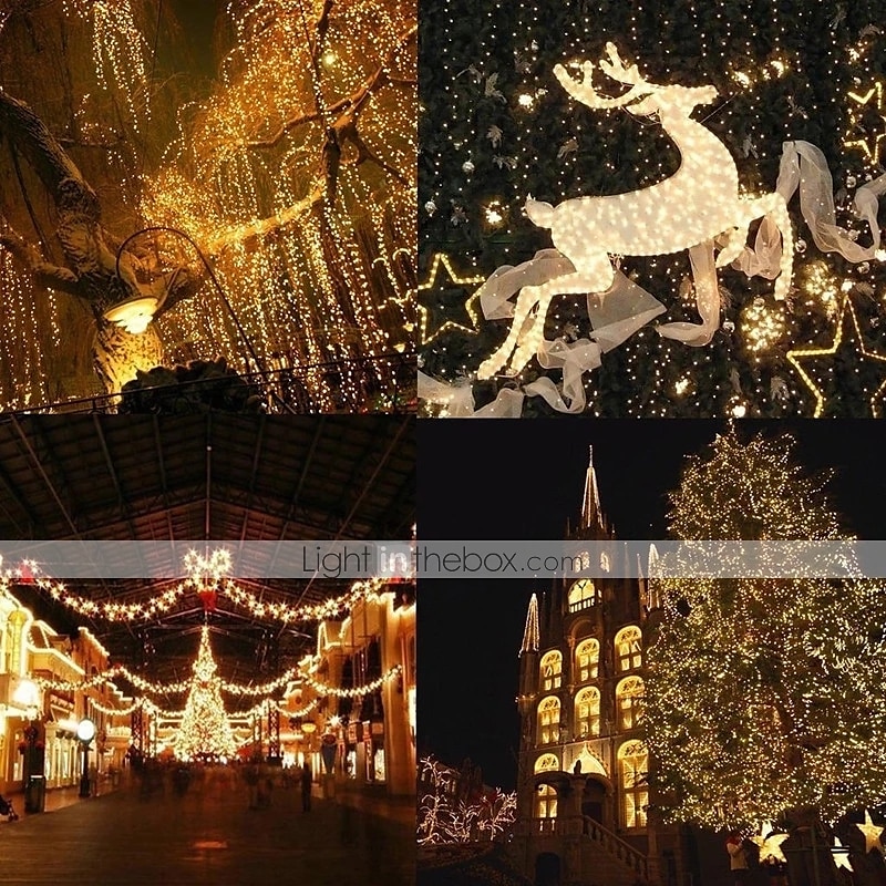 100M 800LEDs Outdoor  Tree LED Fairy String Lights Waterproof EU UK Plug Holiday Lighting Wedding Party Decoration 220-240V 2026 - $124.99 –P8