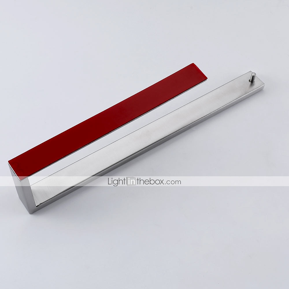 Bathroom Hardware Accessory Set Include Robe Hook, Towel Bar, Towel Holder, Toilet Paper Holder, Self-adhesive Brushed Stainless Steel Silvery 2025 - $30.99 –P10