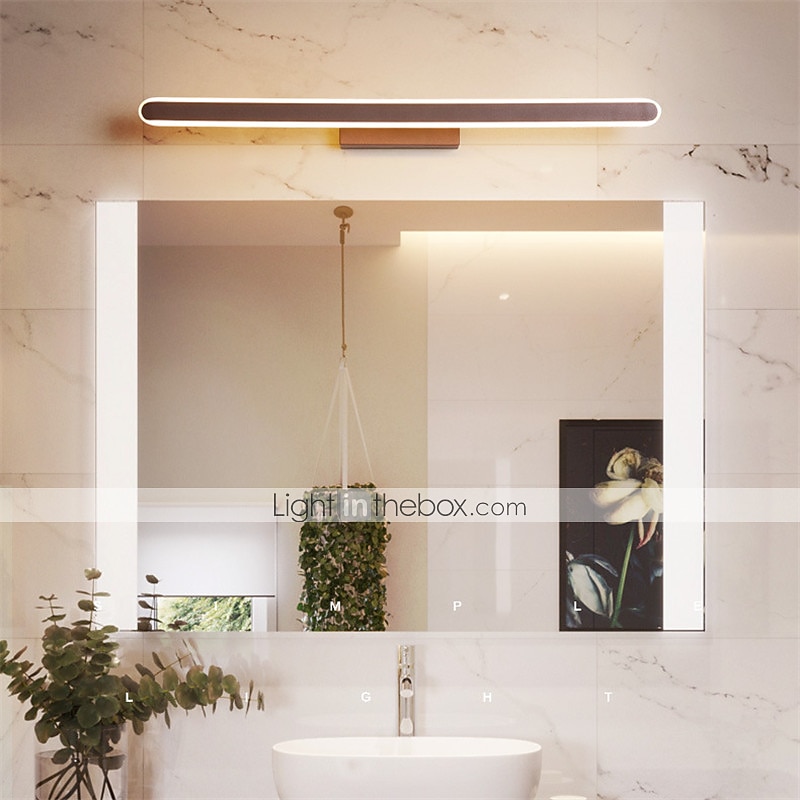 80 cm Led Mirror Lamp Bathroom Bathroom Mirror Lamp Modern Simple Aluminum Lamp Dance Dressing Room Lamp Background Wall Lamp 2025 - $116.99 –P4