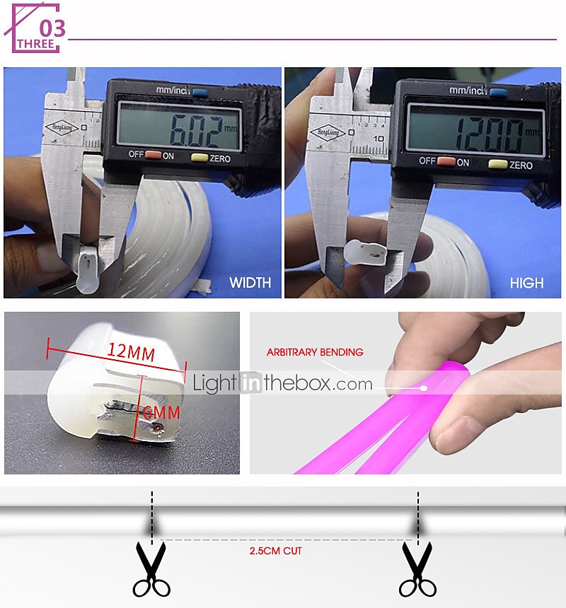 1pc 1M Neon 12V LED Makeup Dressing Table Espejo Lights LED Strip light Vanity Lamp Mirror Illuminated Flexible Tape 2025 - $11.49 –P2