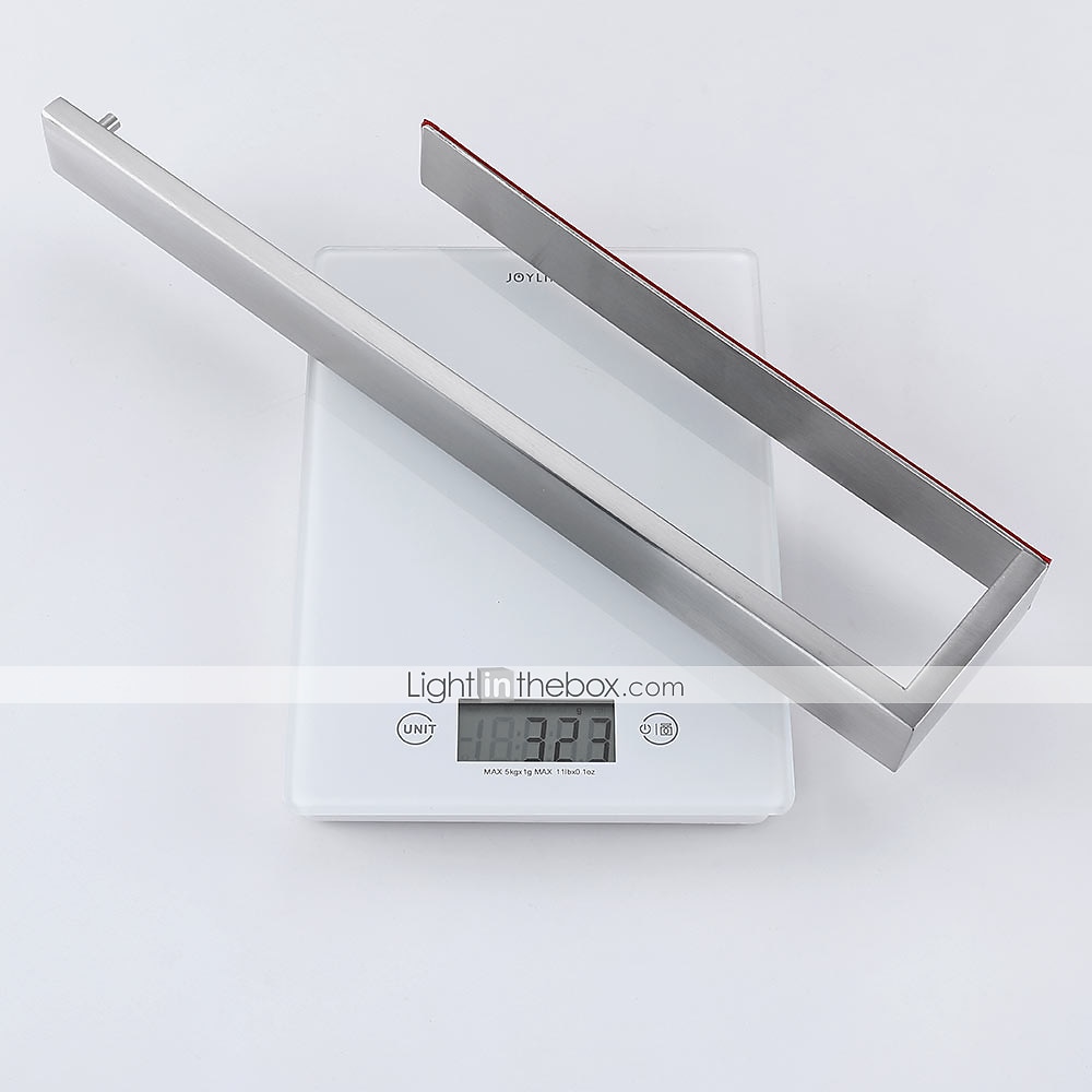 Bathroom Hardware Accessory Set Include Robe Hook, Towel Bar, Towel Holder, Toilet Paper Holder, Self-adhesive Brushed Stainless Steel Silvery 2025 - $30.99 –P11