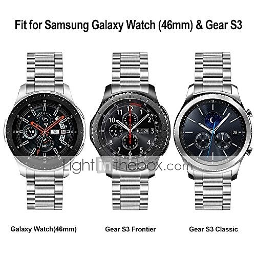 Watch Band for Samsung Galaxy Galaxy Watch 3 45mm 46mm Gear S3 Classic Frontier 2 Neo Live Stainless Steel Replacement  Strap Quick Release 22mm Link Bracelet Wristband 2025 - $9.99 –P6