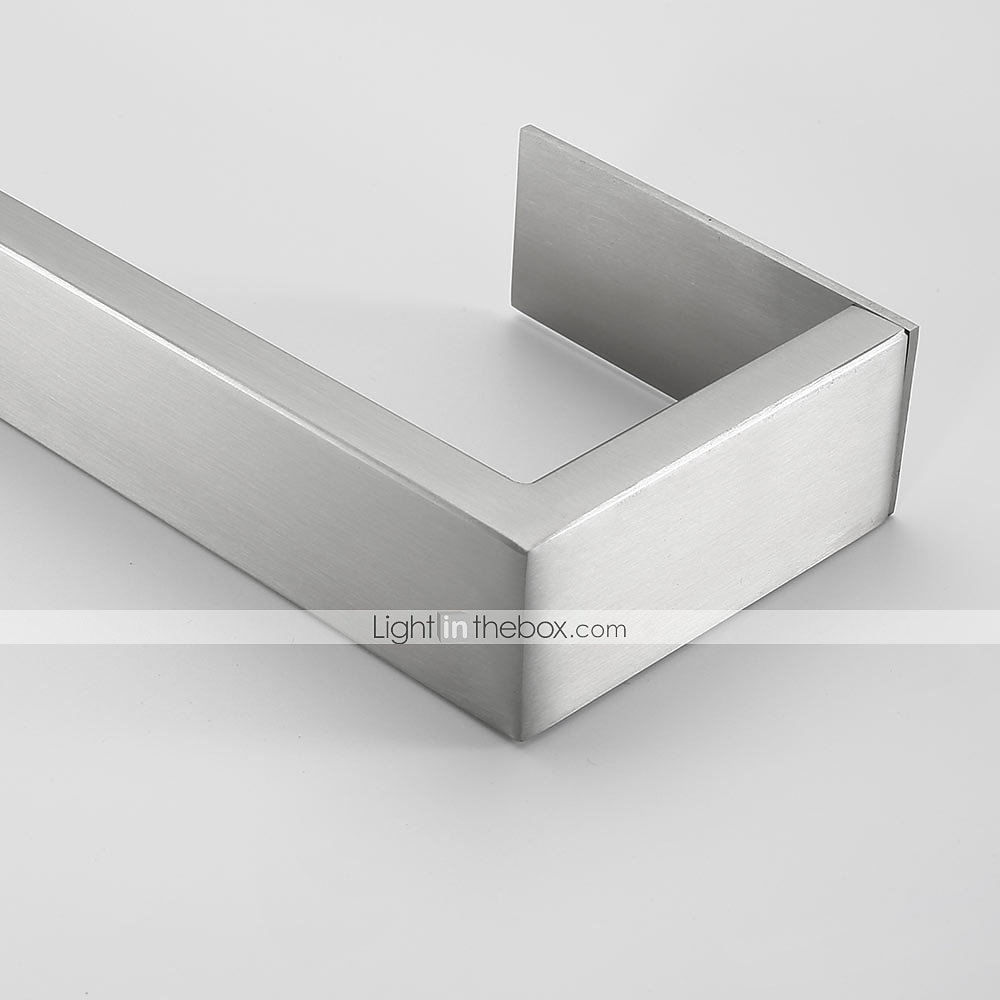 Bathroom Hardware Accessory Set Include Robe Hook, Towel Bar, Towel Holder, Toilet Paper Holder, Self-adhesive Brushed Stainless Steel Silvery 2025 - $30.99 –P6