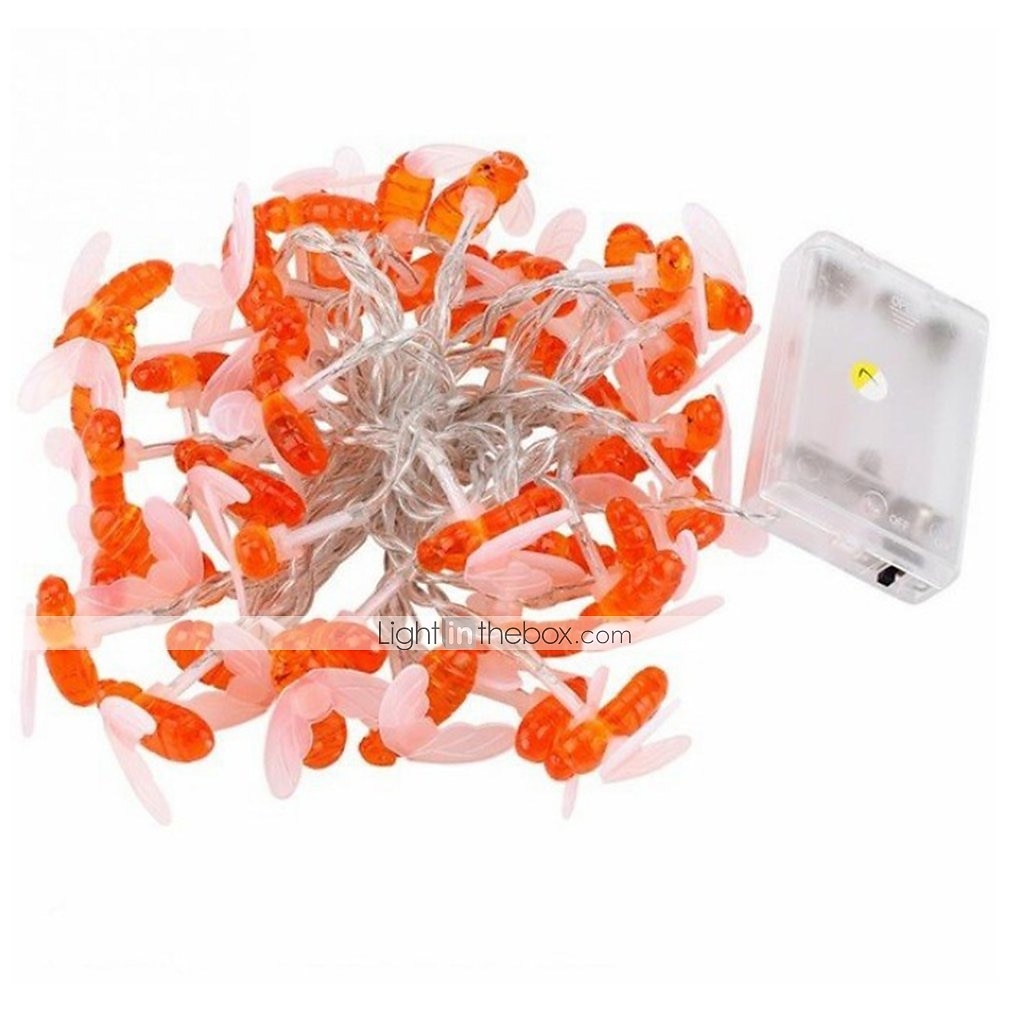 Bee Lights String Led Honey Bee Shape Fairy Lights For Outdoor Home Garden Fence Summer Decoration 2025 - $10.99 –P1