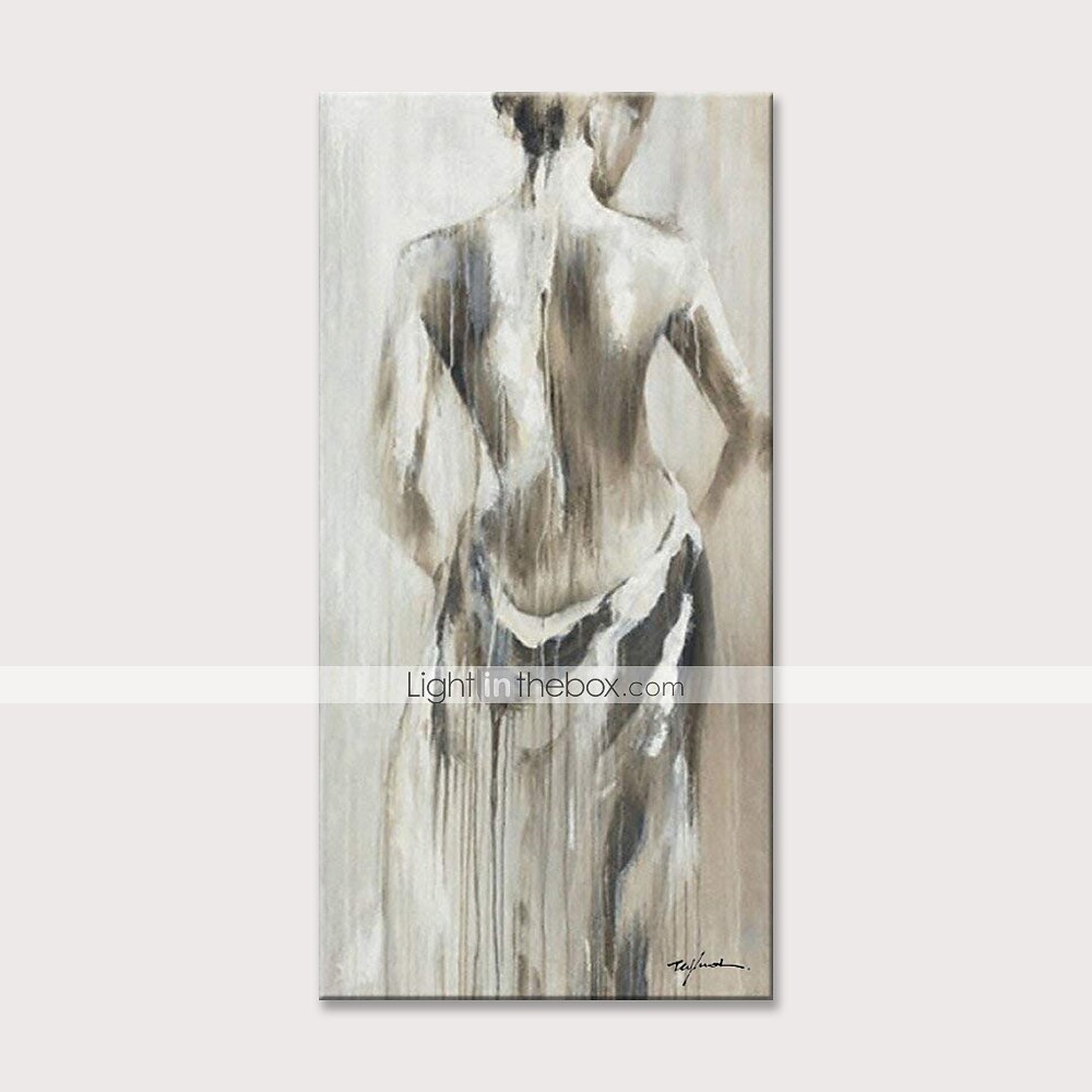 Oil Painting Hand Painted Vertical Abstract People Modern Rolled Canvas (No Frame) 2025 - $65.99 –P6