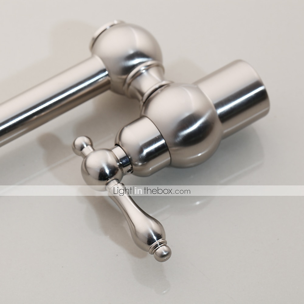 kjøkkenkran, kjøkkenkran, veggmontert grytefyll, sammenleggbar kjøkkenkran i messing 2025 - $170.99 –P6