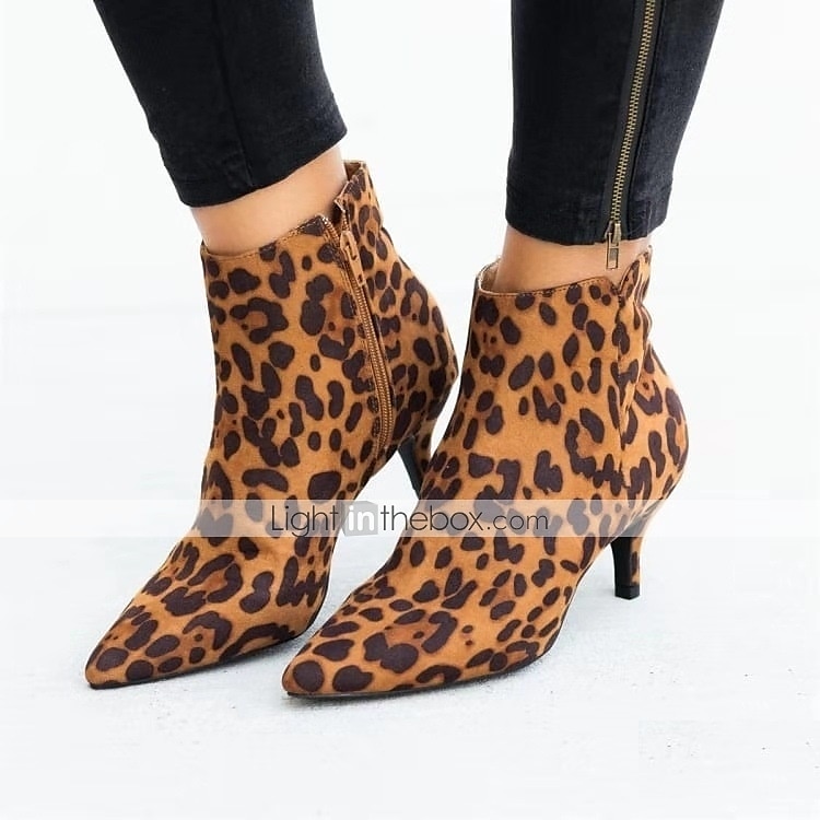 Women's Black Faux Suede Ankle Boots with Pointed Toe & Kitten Heel - Elegant Casual & Evening Footwear for Office & Special Events 2026 - $32.99 –P4