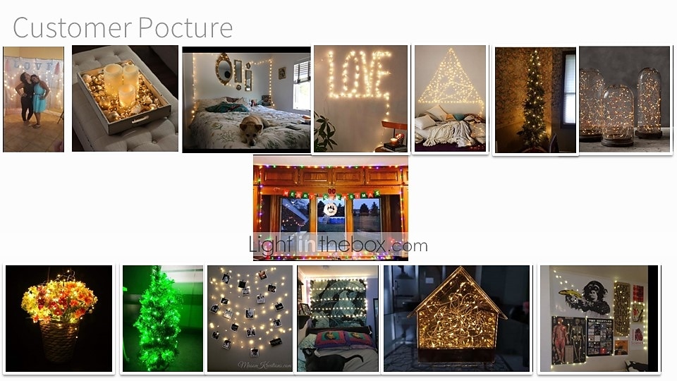 2026年 ツリーソーラー ストリングライト，24M 暖白 LEDs 屋外装飾＆お祝い用  コレクション – $29.99 –P6