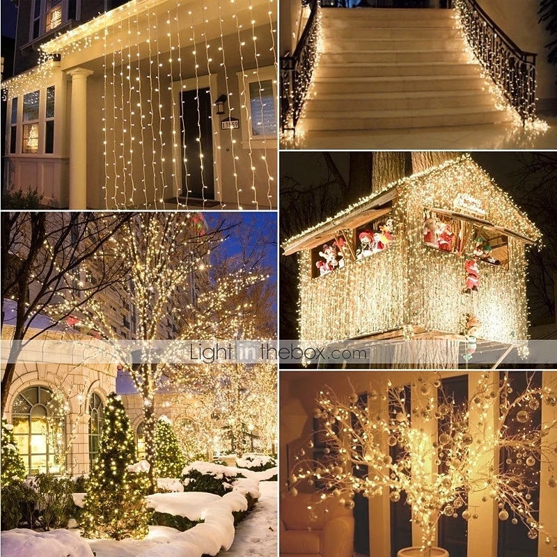 100M 800LEDs Outdoor  Tree LED Fairy String Lights Waterproof EU UK Plug Holiday Lighting Wedding Party Decoration 220-240V 2026 - $124.99 –P9