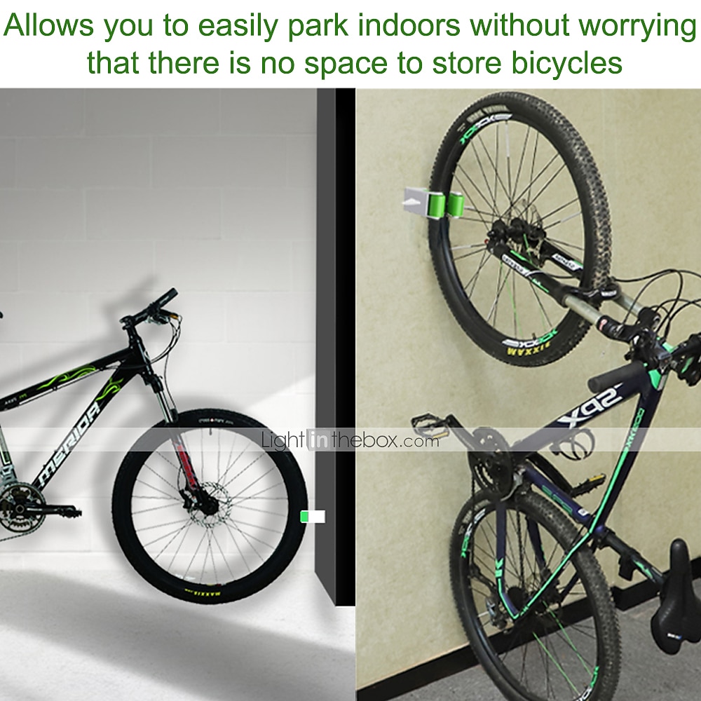 2pcs Bicycle Wall Mount Hook Bicycle Parking Rack Mountain Bike Buckle Stand Holder Cycling Accessories Mount Hook Mountain Bike Parking 2026 - $17.99 –P3