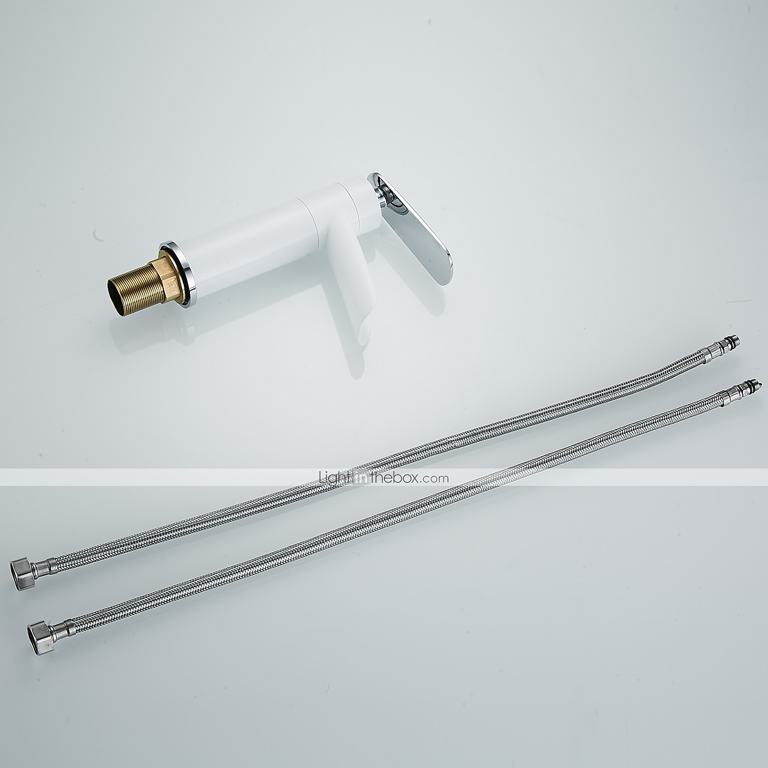 Bathroom Sink Faucet,Rotatable Electroplated Centerset Single Handle One Hole Bath Taps with Hot and Cold Switch 2025 - $97.99 –P20