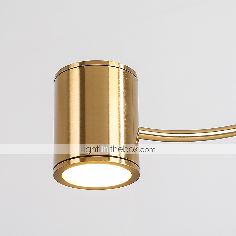 45 cm Gold Pendant Light Nordic Style Geometric Shapes Single Design Artistic Linear Bowl Metal Electroplated 110-120V 220-240V 2025 - $299.99 –P3