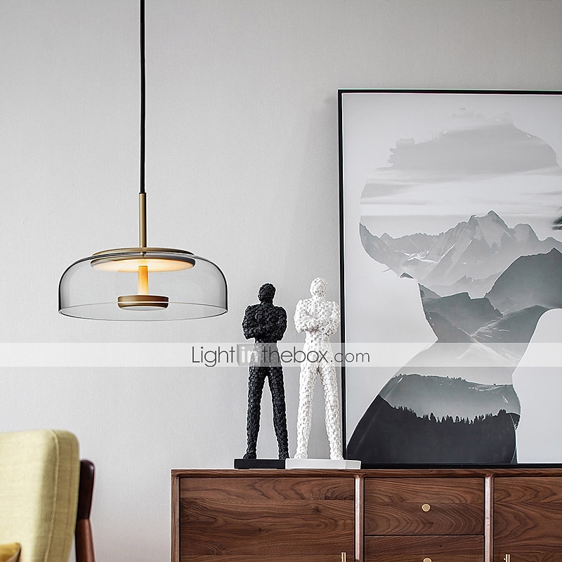 23 cm diseño único estilo nórdico colgante de luz de vidrio moda electrochapado estilo nórdico moderno 110-120v 220-240v 2025 - €107.99 –P8