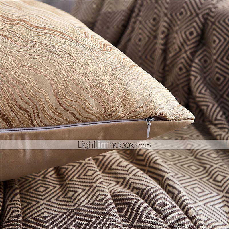 Almofadas decorativas textura cor combinando linha dourada jacquard bordado capa de almofada sala de estar quarto sofá capa de almofada almofada ao ar livre para sofá cama cadeira de 2025 por $19.99 –P16
