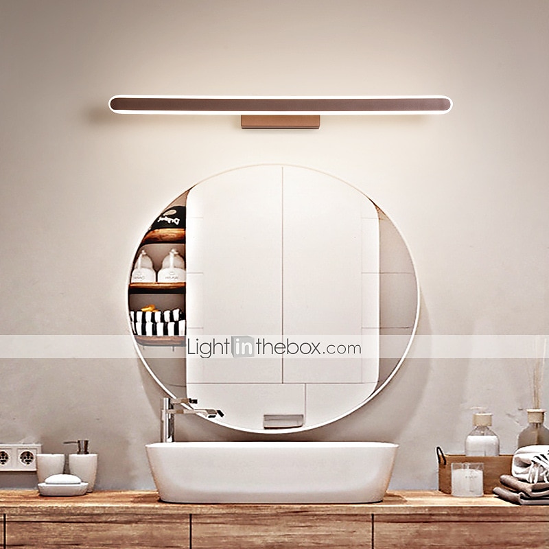 80 cm Led Mirror Lamp Bathroom Bathroom Mirror Lamp Modern Simple Aluminum Lamp Dance Dressing Room Lamp Background Wall Lamp 2025 - $116.99 –P6