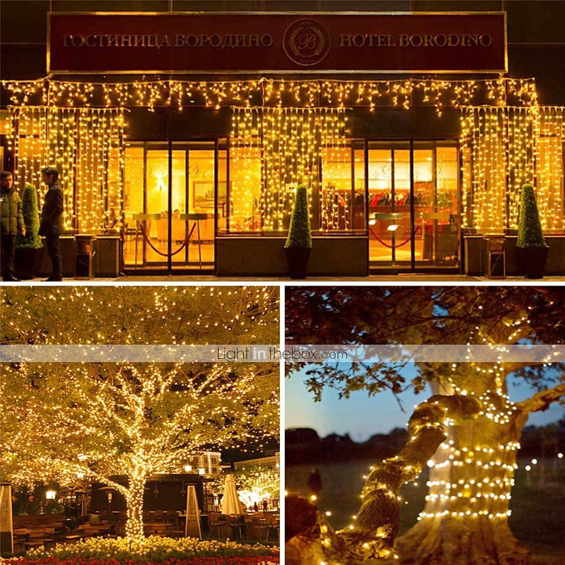 LED Sznurki Świetlne 6Mx3M 600LED 3Mx3M 300LED 4M 96LED Girlanda Light Droop LED Kurtyna Sople Sznurki Świetlne Dekoracyjne do Ogrodów Centrów Handlowych 2026 - $21.99 –P2