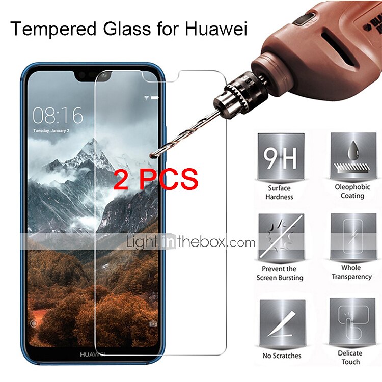 2 штs Телефон Защитная пленка Назначение Huawei P40 P20 P20 lite P30 P30 Lite Закаленное стекло Уровень защиты 9H Против отпечатков пальцев HD Защита от царапин Аксессуар для мобильных телефонов 2025 - $10.99 –P5