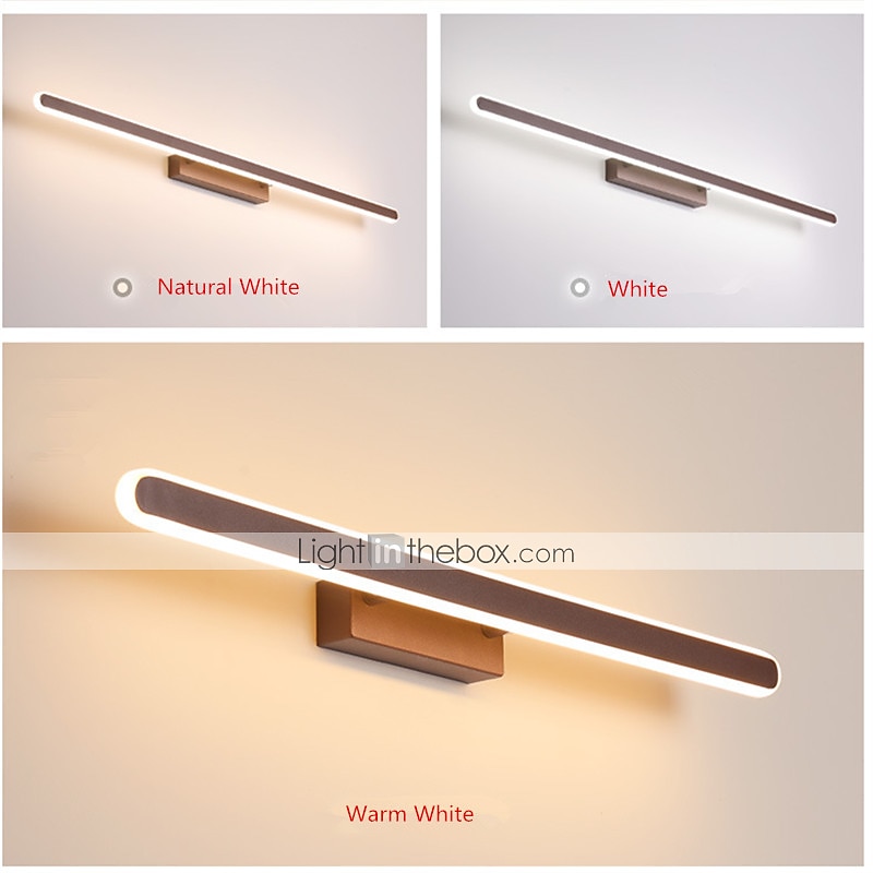 80 cm Led Mirror Lamp Bathroom Bathroom Mirror Lamp Modern Simple Aluminum Lamp Dance Dressing Room Lamp Background Wall Lamp 2025 - $116.99 –P3