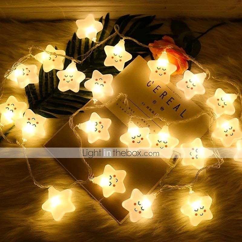 Star Fairy Tale String Lights 1.5M 10LEDs 3M 20LEDs Battery Powered  Birthday Party Children's Room Decoration Lights Delivery Without Battery 2026 - $9.49 –P1
