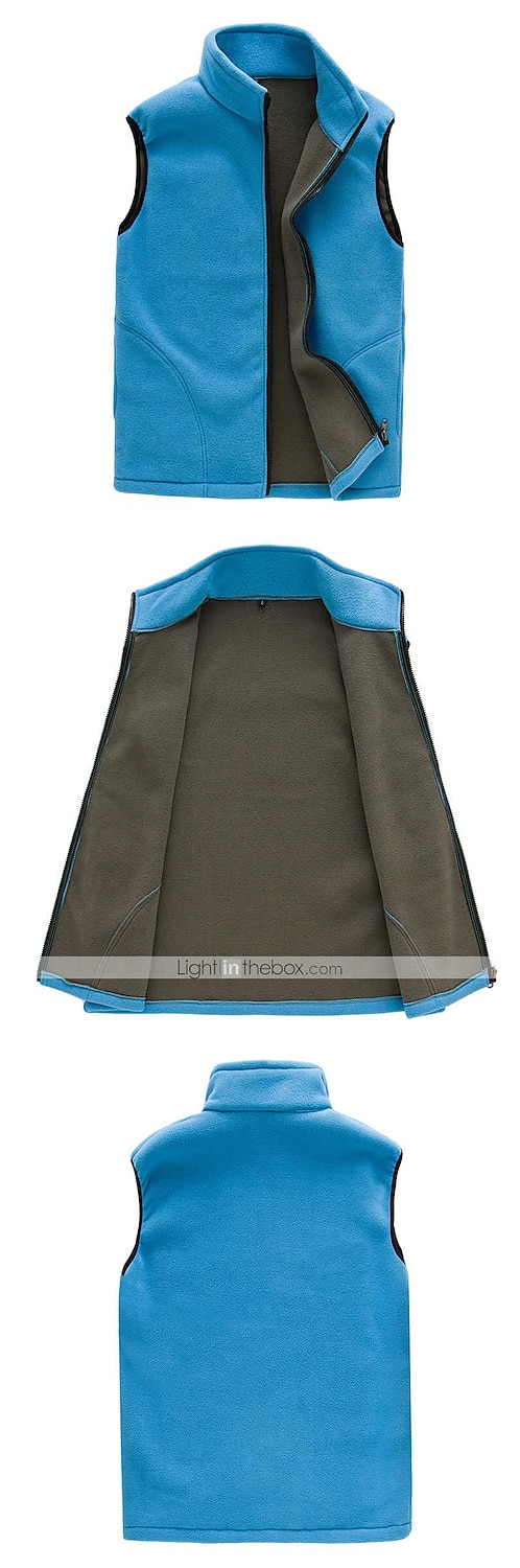 Per donna Giubbino da escursione Gilet di pile da escursione Inverno All'aperto Tinta unica Antivento Traspirante Caldo Comodo Canottiera / Gilet / Canotta Top Campeggio e hiking Caccia Sci Nero del 2025 a $12.79 –P4