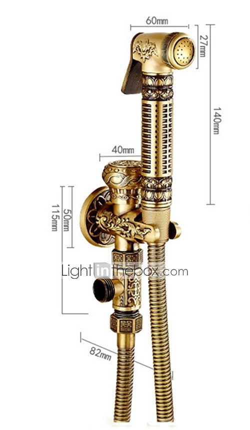 rubinetto bidet in rame antico spruzzatore per bidet portatile autopulente antico del 2025 a $89.99 –P4