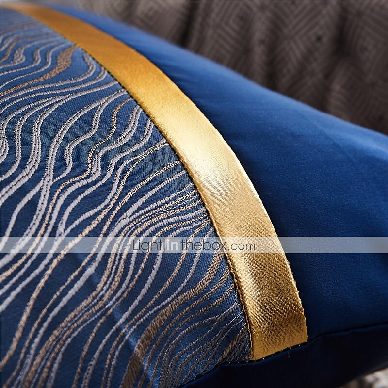 Almofadas decorativas textura cor combinando linha dourada jacquard bordado capa de almofada sala de estar quarto sofá capa de almofada almofada ao ar livre para sofá cama cadeira de 2025 por $19.99 –P2
