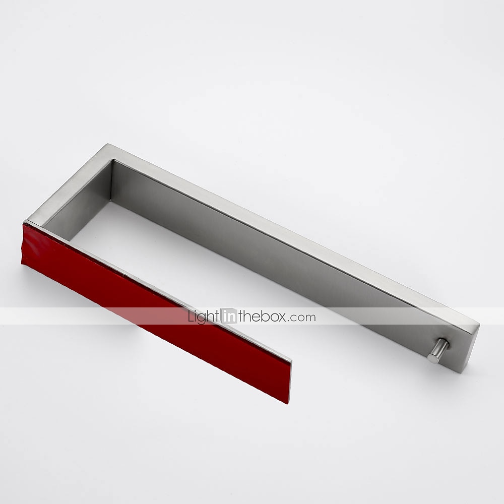 Bathroom Hardware Accessory Set Include Robe Hook, Towel Bar, Towel Holder, Toilet Paper Holder, Self-adhesive Brushed Stainless Steel Silvery 2025 - $30.99 –P4