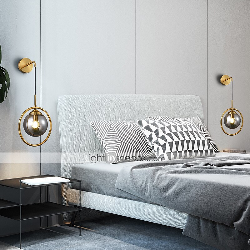 lightinthebox mini estilo criativo moderno tradicional/clássico lâmpadas de parede arandelas led luzes de parede sala de estar quarto luz de parede de ferro 220-240v de 2025 por $117.99 –P5