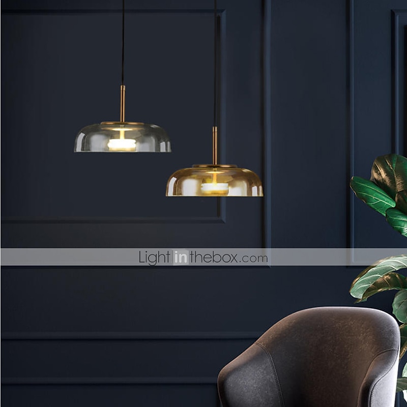 23 cm diseño único estilo nórdico colgante de luz de vidrio moda electrochapado estilo nórdico moderno 110-120v 220-240v 2025 - €107.99 –P4