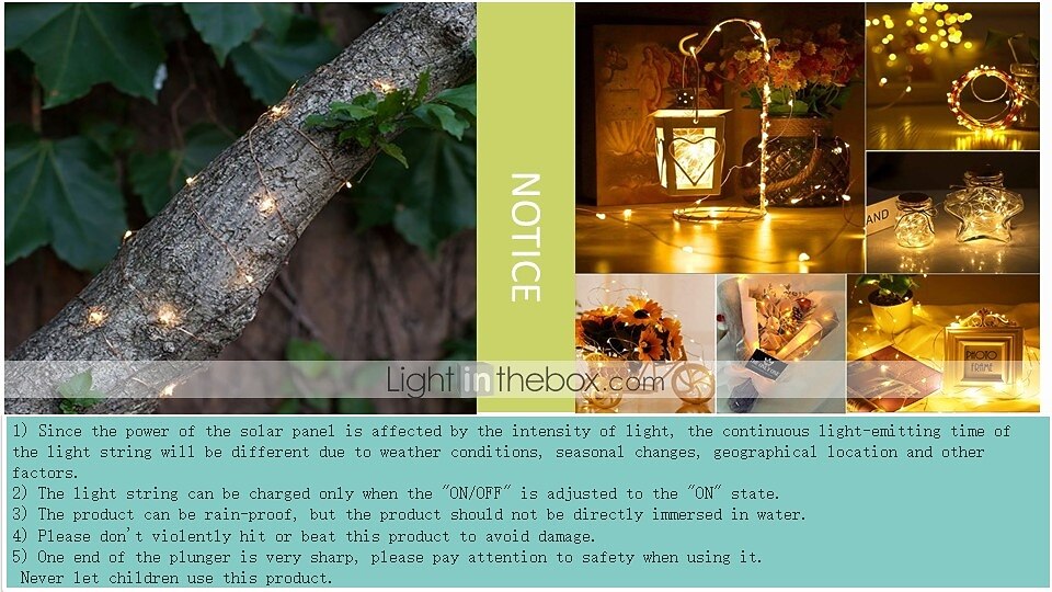 2026年 ツリーソーラー ストリングライト，24M 暖白 LEDs 屋外装飾＆お祝い用  コレクション – $29.99 –P7