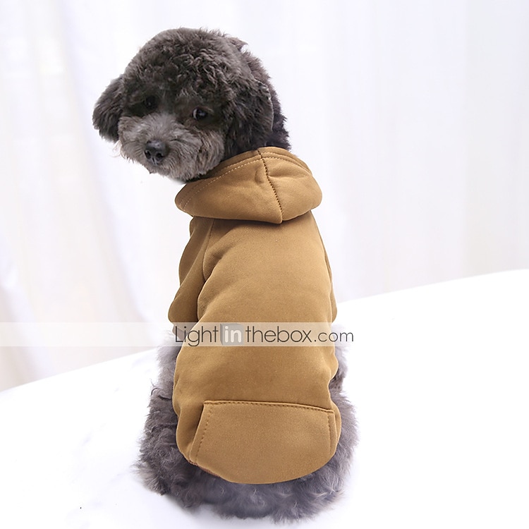 felpe con cappuccio invernali per cani con tasche vestiti caldi per cani di piccola taglia cappotto per chihuahua abbigliamento per cuccioli e gatti del 2025 a $15.49 –P7
