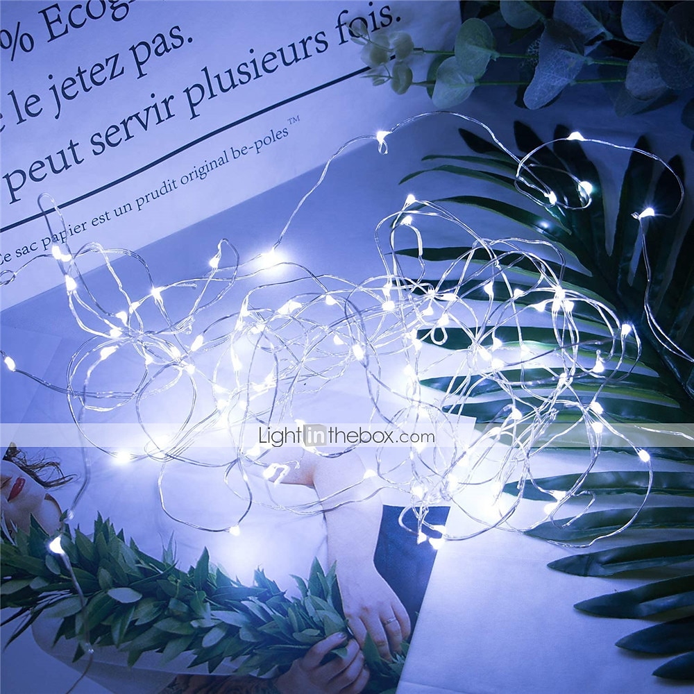 30 PCS 12PCS 6PCS Fairy Lights Battery Operated (Included) 600LED 240LED 120LED Mini String Lights Waterproof Copper Wire Firefly Starry Lights for Halloween Party Christmas Festivals Decorations 2025 - $10.99 –P12