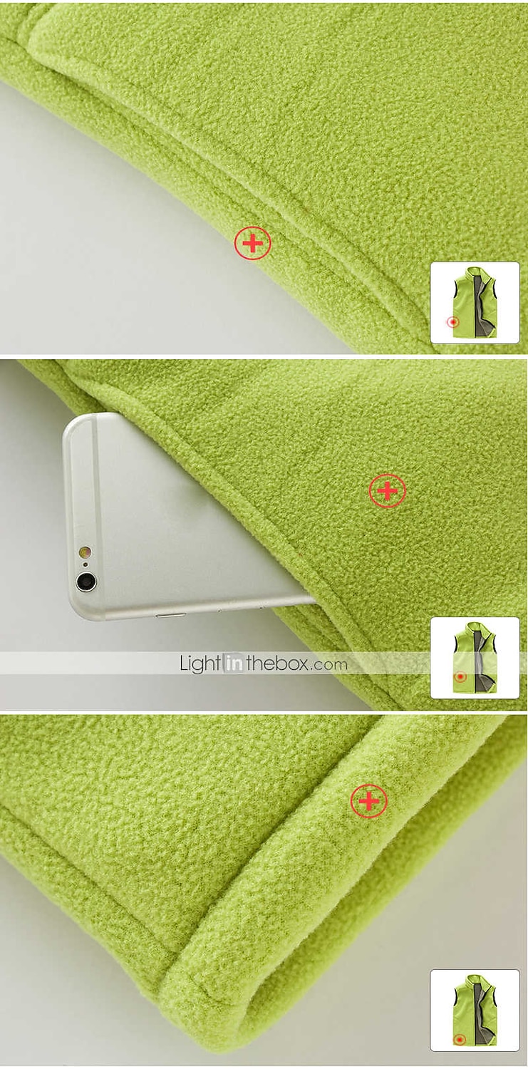 Per donna Giubbino da escursione Gilet di pile da escursione Inverno All'aperto Tinta unica Antivento Traspirante Caldo Comodo Canottiera / Gilet / Canotta Top Campeggio e hiking Caccia Sci Nero del 2025 a $12.79 –P8