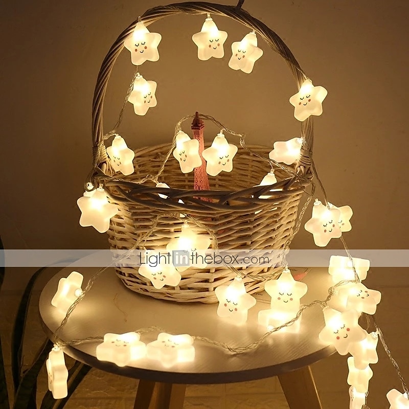 Star Fairy Tale String Lights 1.5M 10LEDs 3M 20LEDs Battery Powered  Birthday Party Children's Room Decoration Lights Delivery Without Battery 2026 - $9.49 –P2
