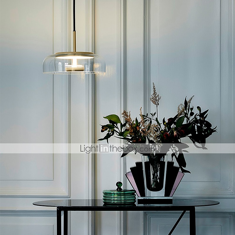 23 cm diseño único estilo nórdico colgante de luz de vidrio moda electrochapado estilo nórdico moderno 110-120v 220-240v 2025 - €107.99 –P5