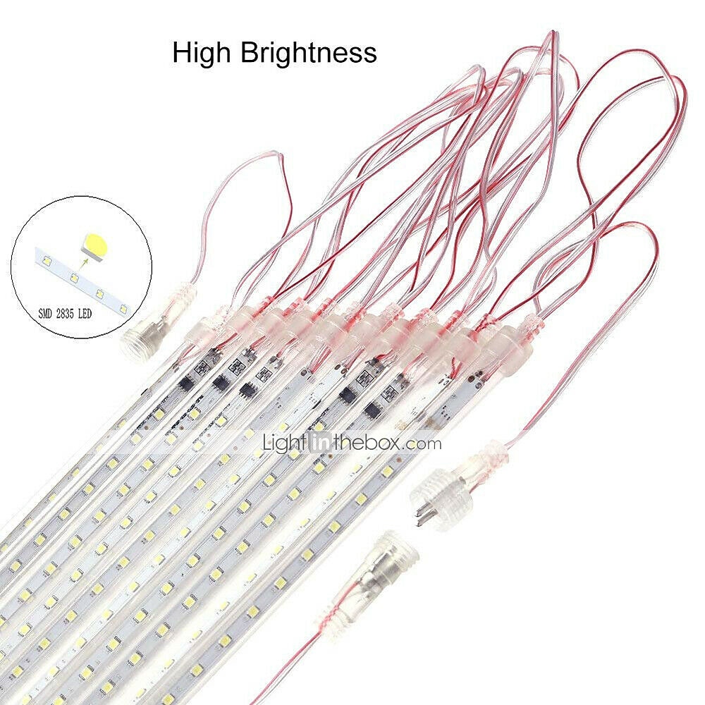 2025年 レインライト8本のチューブ30cm50cm 384led 192led(11.8 "/19.7")ストリングライト屋外防水クリスマス結婚披露宴の装飾用 コレクション – $17.49 –P15