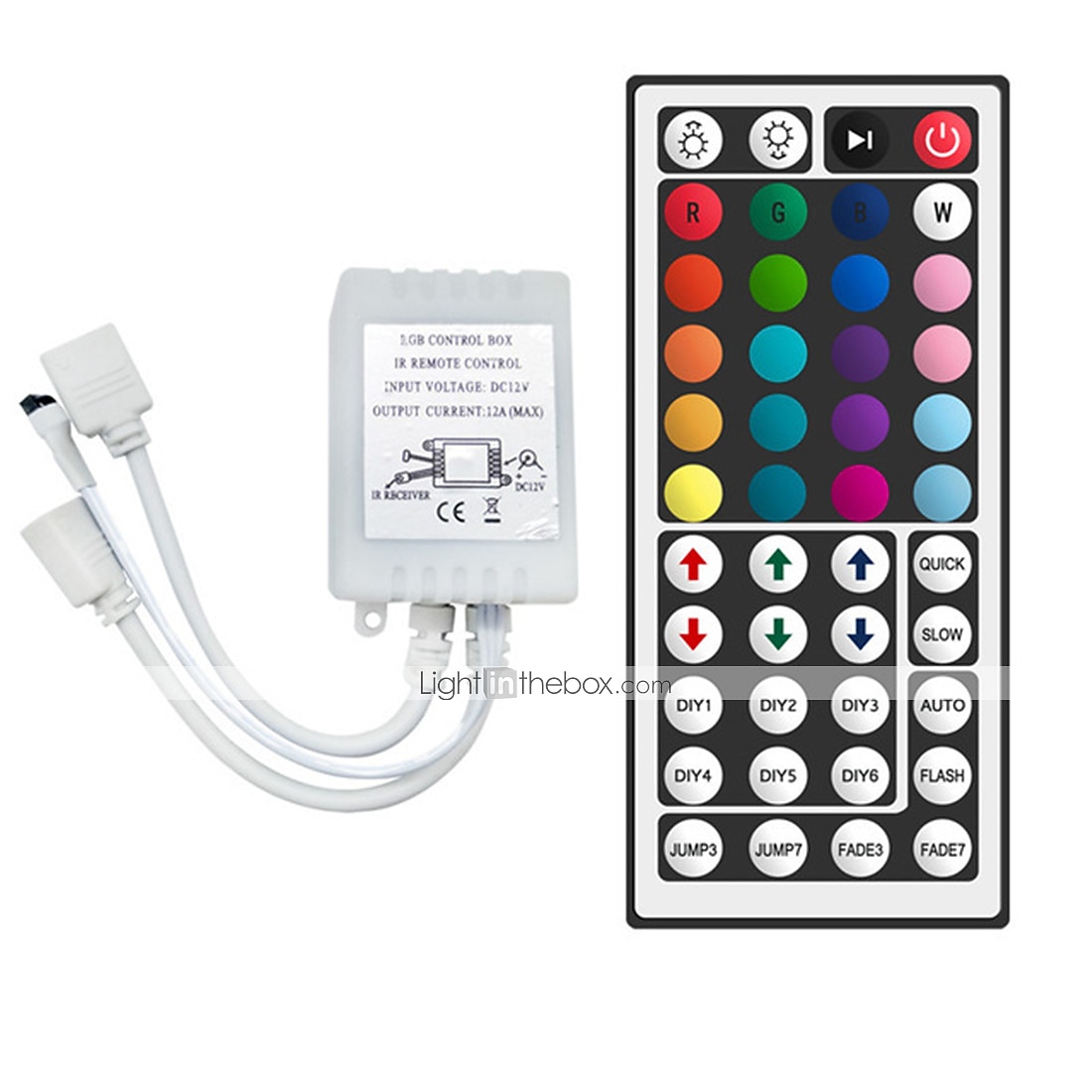 44 Key Remote Controller 15M 3528 SMD RGB Flexible LED Light Strip 900LEDs Kit 