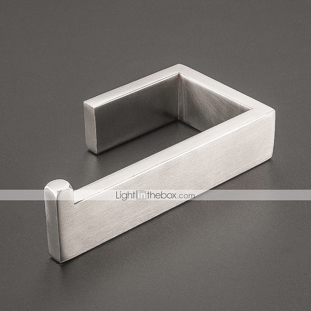 accessorio hardware per il bagno porta carta igienica / porta accappatoio e asta singola per bagno in acciaio inossidabile a parete argento spazzolato 4 pezzi / 3 pezzi / 1 pezzo del 2025 a $28.99 –P15