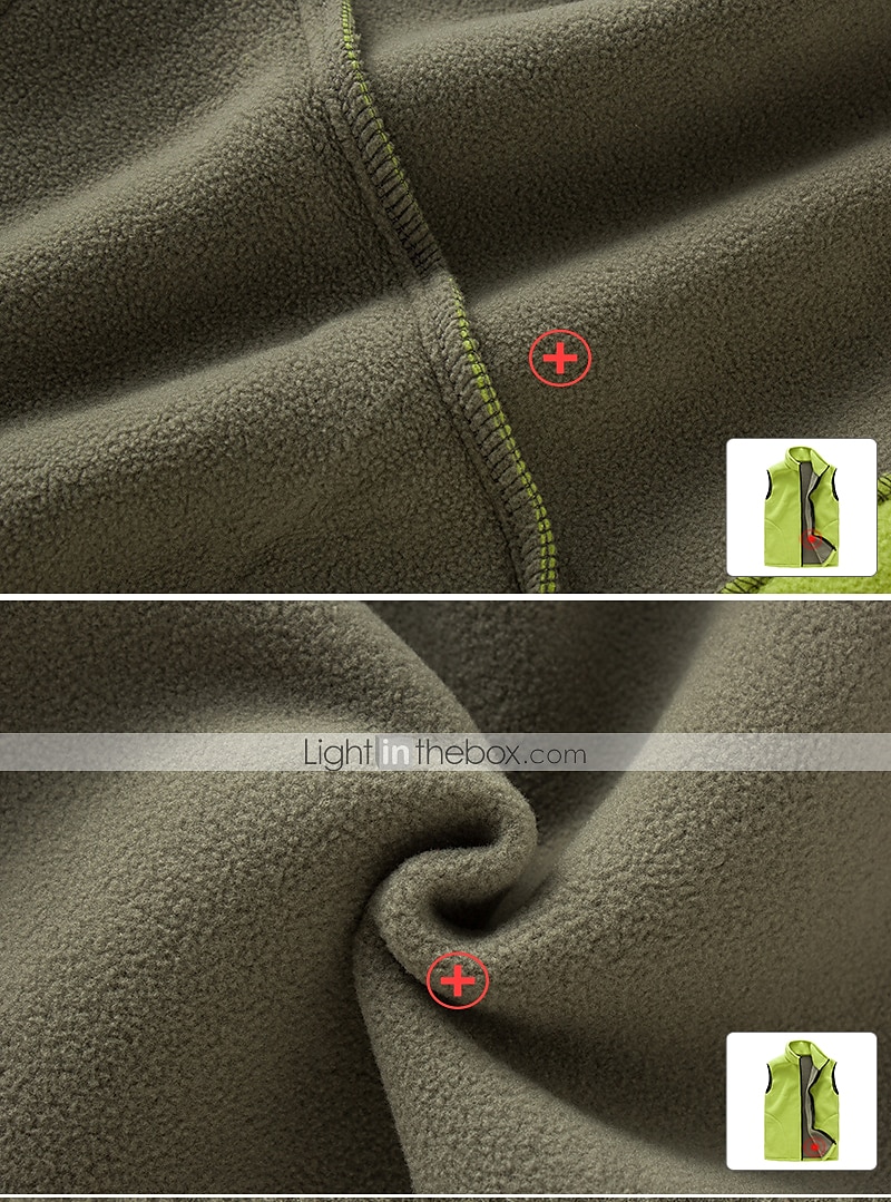 Per donna Giubbino da escursione Gilet di pile da escursione Inverno All'aperto Tinta unica Antivento Traspirante Caldo Comodo Canottiera / Gilet / Canotta Top Campeggio e hiking Caccia Sci Nero del 2025 a $12.79 –P9